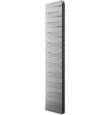 Радиатор биметаллический Royal Thermo Piano Forte Tower 300 22 секции, silver satin