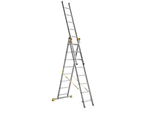 Лестница Алюмет 3* 8 алюминиевая (9308)
