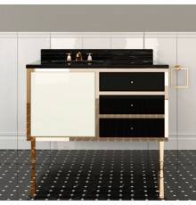 DevonDevon Jazz 2, Комплект мебели, напольный, Цвет: pure white/deep black/oro. ACSWINDONDS bi,  B2