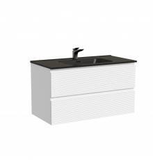 Тумба с раковиной Sancos Folk 90, bianco, раковина CN7002MB