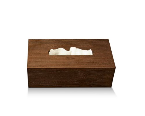 Decor Walther Wood KB Диспенсер для салфеток 27x13.5x8.5см, настольный,  цвет: темный ясень. 0925185