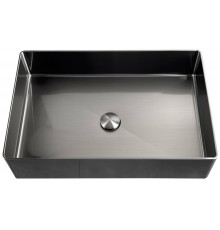 Накладная раковина AltroBagno Solido 001022 MtGr, оружейная сталь