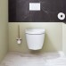 Duravit ME by Starck Унитаз подвесной Compact Rimless без смывного края, с вертикальным смывом, вкл. крепление Durafix, 4,5л., 37x48см, Цвет: Белый. 2530090000