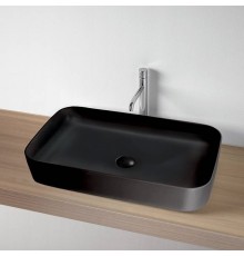 Kerasan Tribeca Раковина 70х43 см, без отв., цвет: черный матовый. 460231