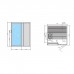 Effegibi Yoku S Door Био-Сауна 174x170х214см, угловая SX, цвет: черный орех. BI 70 20 0014
