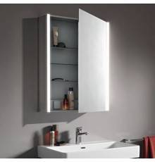 LAUFEN Frame 25 Зеркальный шкафчик, алюминий, 1 двуств. зеркальной дверцей, dx, подвесной, цвет: белый. 4.0830.2.900.144.1