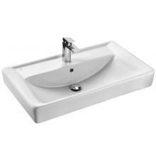 ОтдельноНеОтгр_AQ 1WH302084 Santek Раковина Тигода 80 800х472х195 мм, с отв. под смес., с отв. перел 1.WH30.2.084