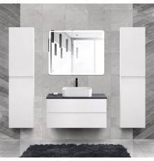 Мебель для ванной комнаты Cezares Molveno 46 100 bianco ghiaccio, со столешницей