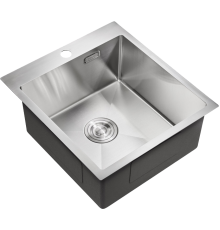 Мойка кухонная Milacio Steel Denia 46 MC.77470 сталь нержавеющая