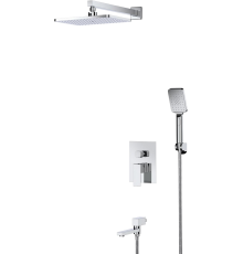 Душевой комплект Cezares Slider SLIDER-VDSET-01 С ВНУТРЕННЕЙ ЧАСТЬЮ, хром