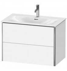 Duravit XSquare База подвесная 81x47.8x56см с раковиной, 2 яшика, цвет: глянцевый белый. XS432402222,  23448300001