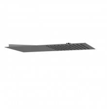 Gessi Tremillimetri Верхний душ QUADRO 30х55см , цвет: Black Metal Brushed PVD. 33081#707