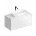 Kerama Marazzi PLAZA Modern Тумба подвесная 100x48см, 2 ящика, цвет: белый . PLB.M.100.2\WHT