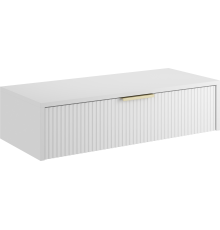 Тумба DIWO Краснодар подвесная консоль 80x35x20 белая, ручка золото