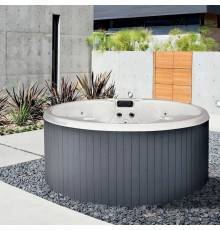 Gruppo Treesse Male Минибассейн 210*95см г/м, нагреватель 2kw, фильтр картридж, хромо-я, панель, цвет серый, акрил белый.. PMAL01BP