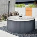 Gruppo Treesse Male Минибассейн 210*95см г/м, нагреватель 2kw, фильтр картридж, хромо-я, панель, цвет серый, акрил белый.. PMAL01BP