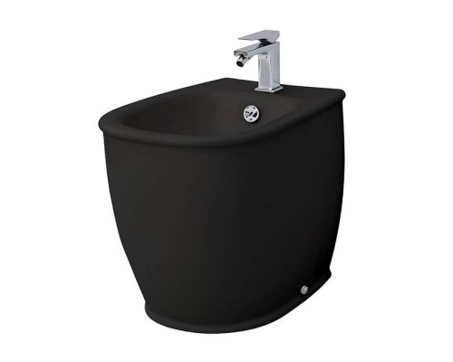 Artceram Azuley Биде напольное 36х52см c креплением, с 1 отв. цвет: черный. AZB002 03 00 nero*1 Artceram Azuley Биде напольное 36х52см c креплением, с 1 отв. цвет: черный. AZB002 03 00 nero*1