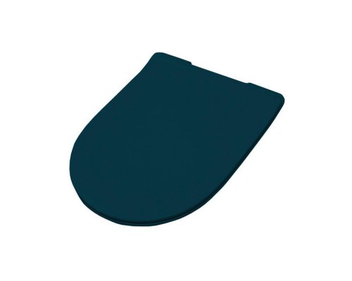 Artceram FILE 2.0 Крышка с сиденьем Slim для унитаза, механизм soft-close, цвет: petrolio/хром. FLA014 42 Artceram FILE 2.0 Крышка с сиденьем Slim для унитаза, механизм soft-close, цвет: petrolio/хром. FLA014 42