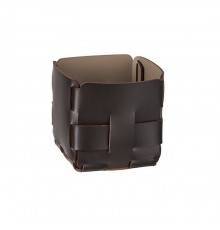 ADJ Корзинка Mini Bottega, 12x12xH13 см., цвет: шоколад/капучино. 1013.06/04