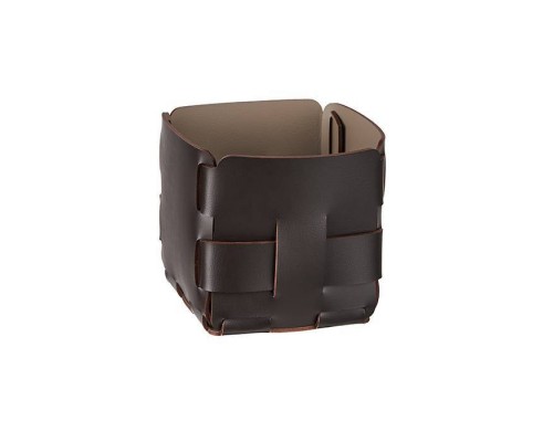 ADJ Корзинка Mini Bottega, 12x12xH13 см., цвет: шоколад/капучино. 1013.06/04 ADJ Корзинка Mini Bottega, 12x12xH13 см., цвет: шоколад/капучино. 1013.06/04