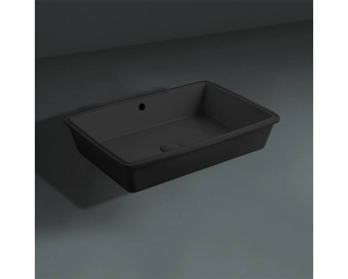 Simas Lavabi d'arredo Раковина под столешницу 56х36 см , цвет: черный матовый. S60 nero matt