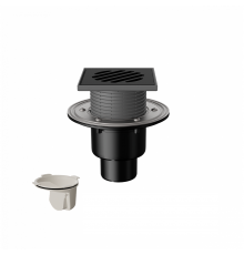 Трап с чугунной решеткой Fachmann T 310.1 PNsB 04.024