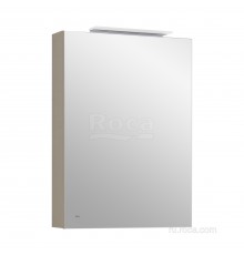 Roca A857644515 Oleta Шкаф зеркальный правый, 500х700х137 мм, LED светильник, Капучино матовый A857644515