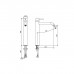 Almar Mixers Смеситель для раковины, высокий, 1 отв., без донного клапана, цвет: High Brass Brushed PVD. E214002.HB