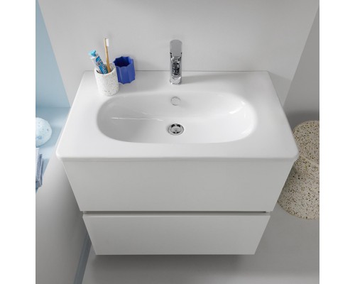 Burgbad Rocio Раковина 80см., накладная, 1 отв., цвет: белый. KBCJ080C0001