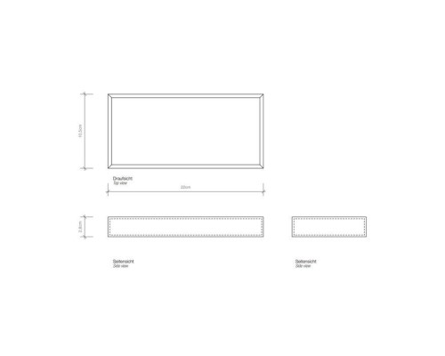 Decor Walther Brownie Tab M Лоток универсальный 22x10.5см, настольный, цвет: черная кожа. 0930060 Decor Walther Brownie Tab M Лоток универсальный 22x10.5см, настольный, цвет: черная кожа. 0930060