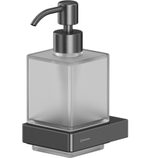 Дозатор WHITECROSS Cubo CU2440GM оружейная сталь