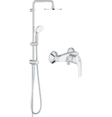 Душевая стойка Grohe Eurosmart New 124410 со смесителем, хром