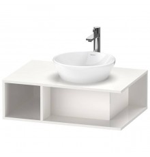 Duravit D-Neo Тумбочка подвесная компакт 80x55х26 см., раковина, 1 открытое отделение на левой стороне, цвет: белый высокоглянцевый. 2328400000,  DE495802222