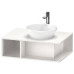 Duravit D-Neo Тумбочка подвесная компакт 80x55х26 см., раковина, 1 открытое отделение на левой стороне, цвет: белый высокоглянцевый. 2328400000,  DE495802222