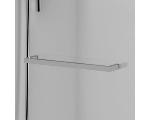DX35WBS-D7W1-150MT Душевая шторка на борт ванны 150х80 см, с полотенцедержателем