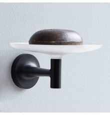 Duravit Starck T Мыльница, подвесная, цвет: черный матовый. 0099334600