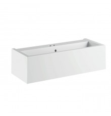 Kerasan Kanaal Раковина подвесная, 100х40х25см., с 1 отв., цвет: белый глянцевый. 574301*1