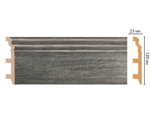 Плинтус напольный DECOMASTER D233-87 ШК/8 (120*23*2400мм) Плинтус напольный DECOMASTER D233-87 ШК/8 (120*23*2400мм)