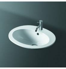 SIMAS Top e lavabi d'arredo Раковина 53.5х45 см, 1 отв., цвет: белый. S52bi*1