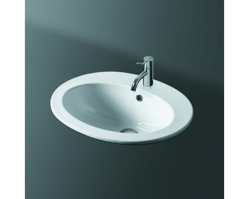 SIMAS Top e lavabi d'arredo Раковина 53.5х45 см, 1 отв., цвет: белый. S52bi*1