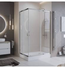 Душевой уголок BelBagno Uno -195 AH 2 120/90 C Cr стекло прозрачное