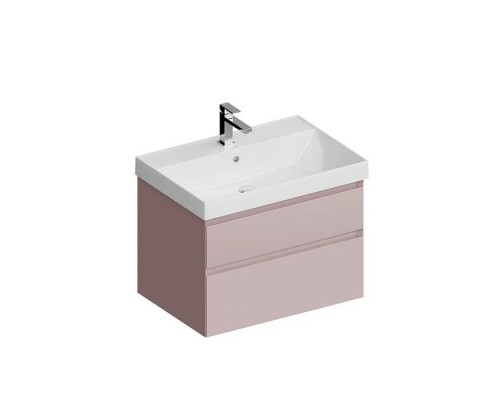 Kerama Marazzi Cubo Тумба подвесная 70см, с ящиками, цвет: мальва матовая. CUB.70.2\MAL