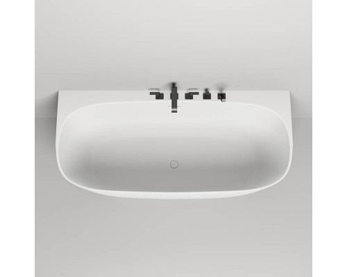 Salini Sofia Wall 180 Ванна пристенная 180х85х61cм., донный клапан UpDown, сифон, слив-перелив, материал: S-stone , цвет: белый матовый. 102523M Salini Sofia Wall 180 Ванна пристенная 180х85х61cм., донный клапан UpDown, сифон, слив-перелив, материал: S-stone , цвет: белый матовый. 102523M