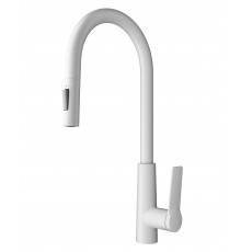 Смеситель для кухни Wonzon   Woghand WW-A20782-MW матовый белый