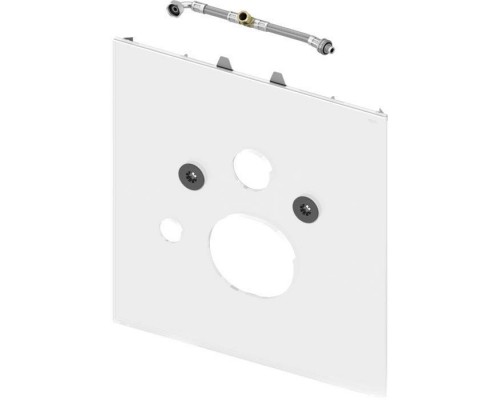 TECElux Нижняя панель для установки унитаза Geberit Sela, стекло белое. 9650104