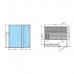 Effegibi Yoku S Glass Сауна 202x180х214см, угловая DX, цвет: термообработанная древесина. SA 70 30 0011