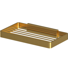 Мыльница WHITECROSS Cubo CU2424GLB брашированное золото