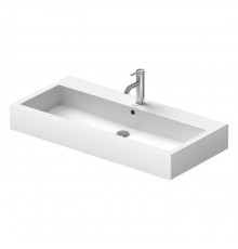 Duravit Vero Раковина подвесная 100x47см., с 1 отв., с переливом, с покрытием WonderGliss, цвет: белый. 04541000001