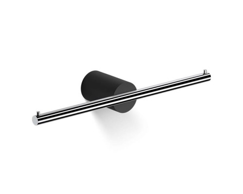 Decor Walther Black Stone TPH2 Держатель туалетной бумаги, двойной, подвесной, цвет: черный матовый / хром. 0974964