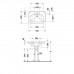 Duravit 1930 Раковина 80х55х20.5 см, 3 отв., цвет: белый. 0438800030
